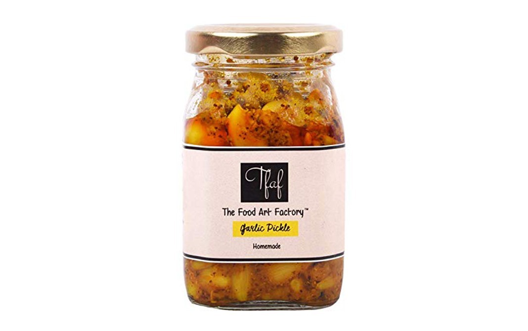 The Food Art Factory Garlic Pickle    Glass Jar  200 grams